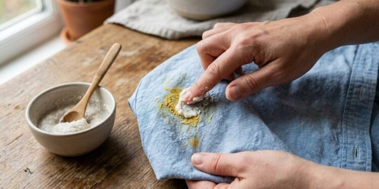 Mistura de vinagre branco com bicarbonato de sódio: para que serve a pasta que quebra a crosta amarela de desodorante em camisas de algodão