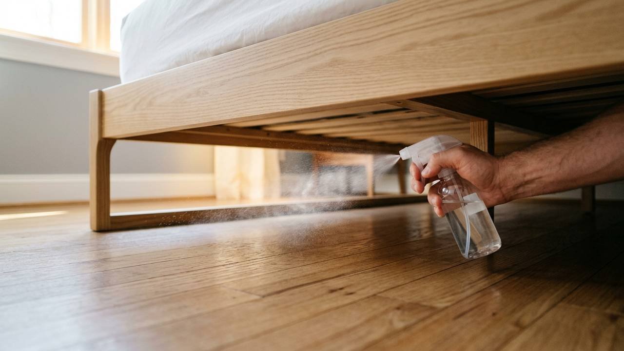 Borrifar vinagre branco embaixo da cama: para que serve o truque caseiro que elimina ácaros e destrói odores sem deixar cheiro residual
