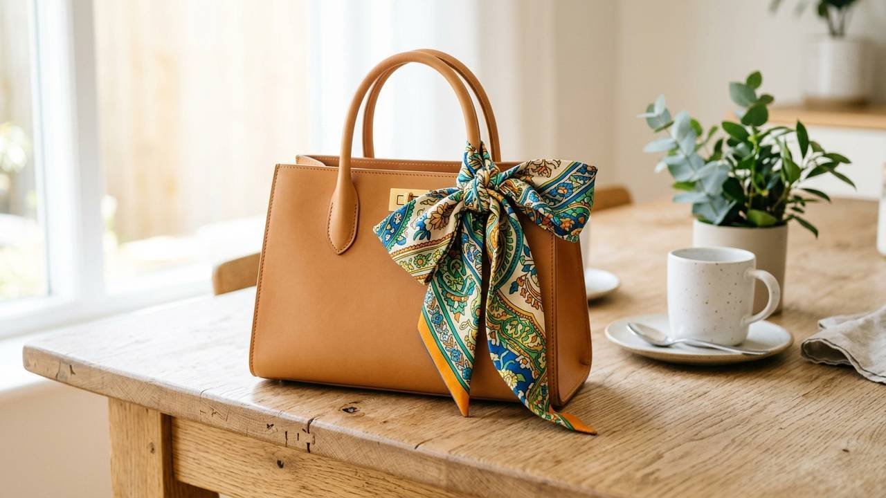 Amarrar o lenço no pescoço ou na bolsa: quatro formas elegantes de usar o acessório clássico para transformar qualquer look simples