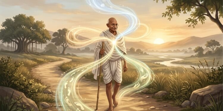 Mahatma Gandhi, ativista indiano: “A felicidade é quando o que você pensa, o que você diz e o que você faz estão em harmonia.”
