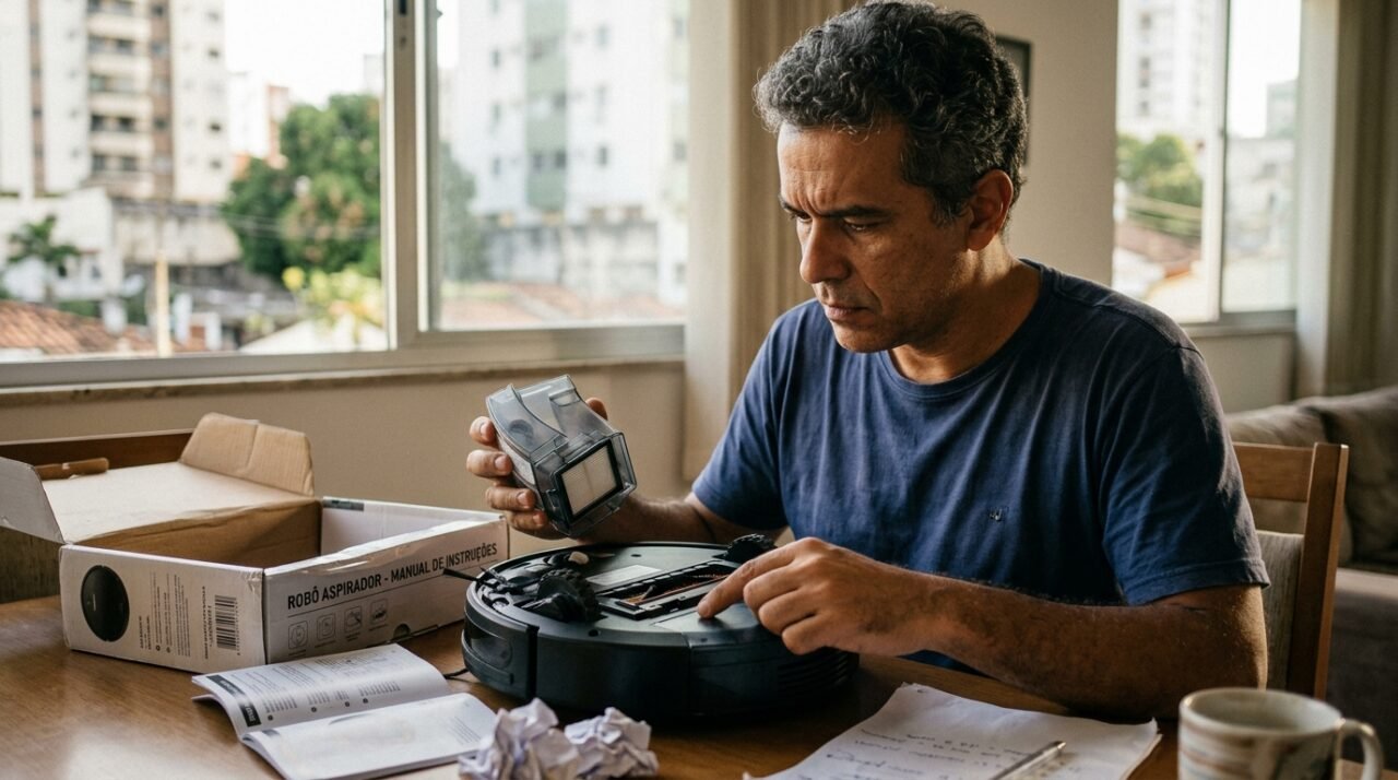 robô aspirador na garantia