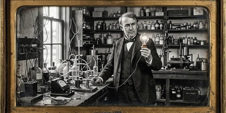 A reflexão de Thomas Edison sobre o talento: "O gênio é 1% inspiração e 99% transpiração."