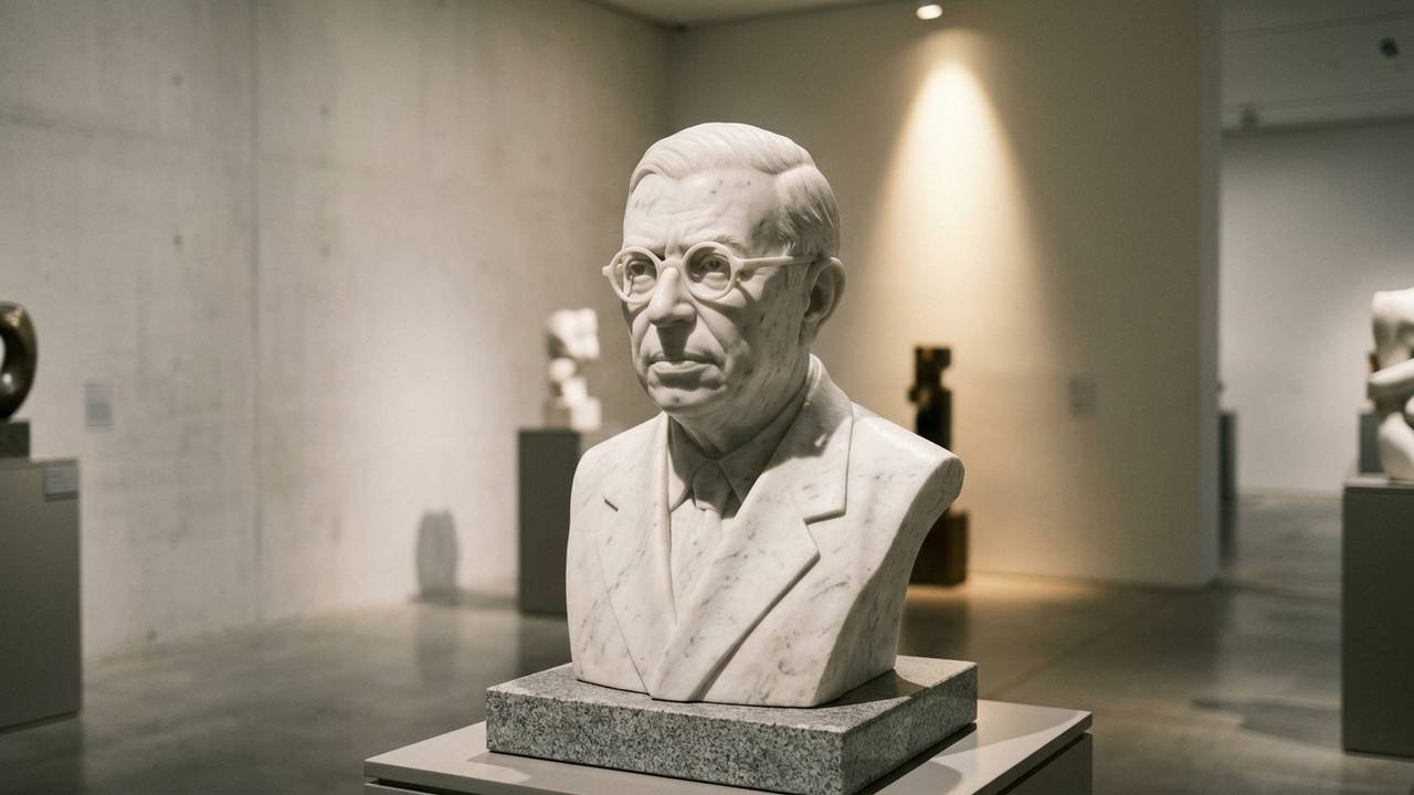 A citação do dia de Jean-Paul Sartre: "O homem está condenado a ser livre."
