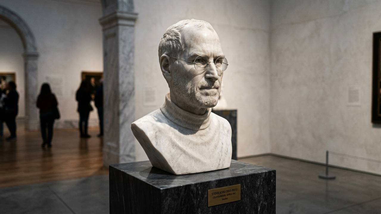 A citação do dia de Steve Jobs: "A única maneira de fazer um ótimo trabalho é amar o que você faz."