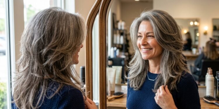 Esse formato puxa toda a expressão facial para baixo, evidenciando linhas finas e criando uma sombra indesejada na mandíbula.