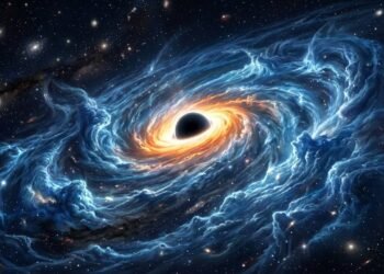 A descoberta astronômica que surpreendeu a ciência: a nuvem colossal no espaço que orbita um buraco negro e abriga 140 trilhões de oceanos da Terra