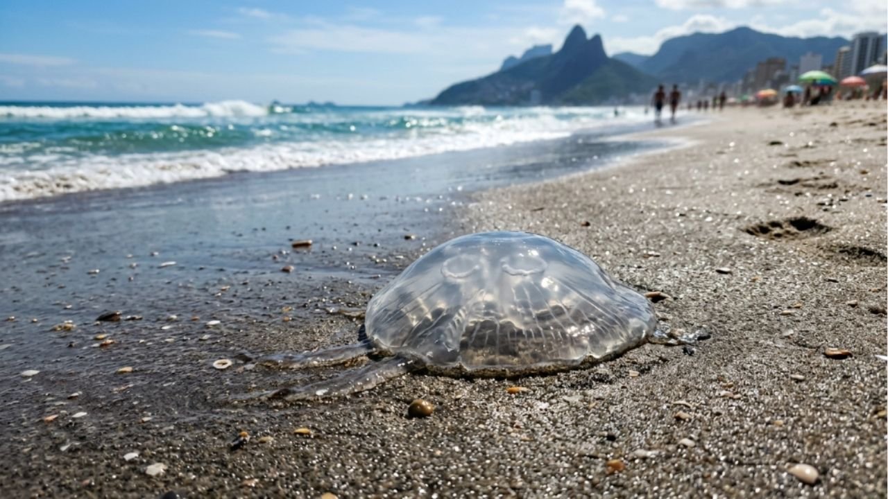 O que significa a bandeira roxa na praia e para que serve
