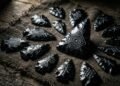 pontas de obsidiana