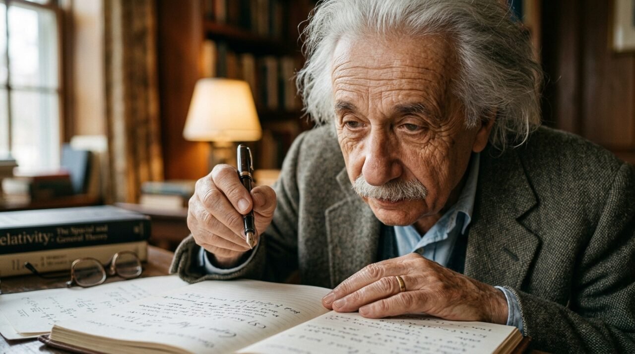 felicidade de Albert Einstein