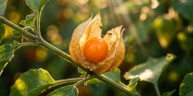 planta tomate laranja
