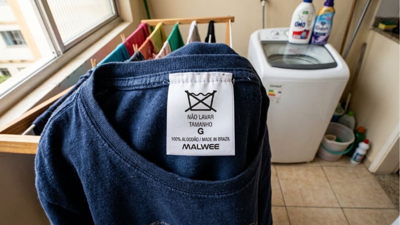 Os símbolos de balde com X na etiqueta de roupa: o que cada um realmente proíbe fazer