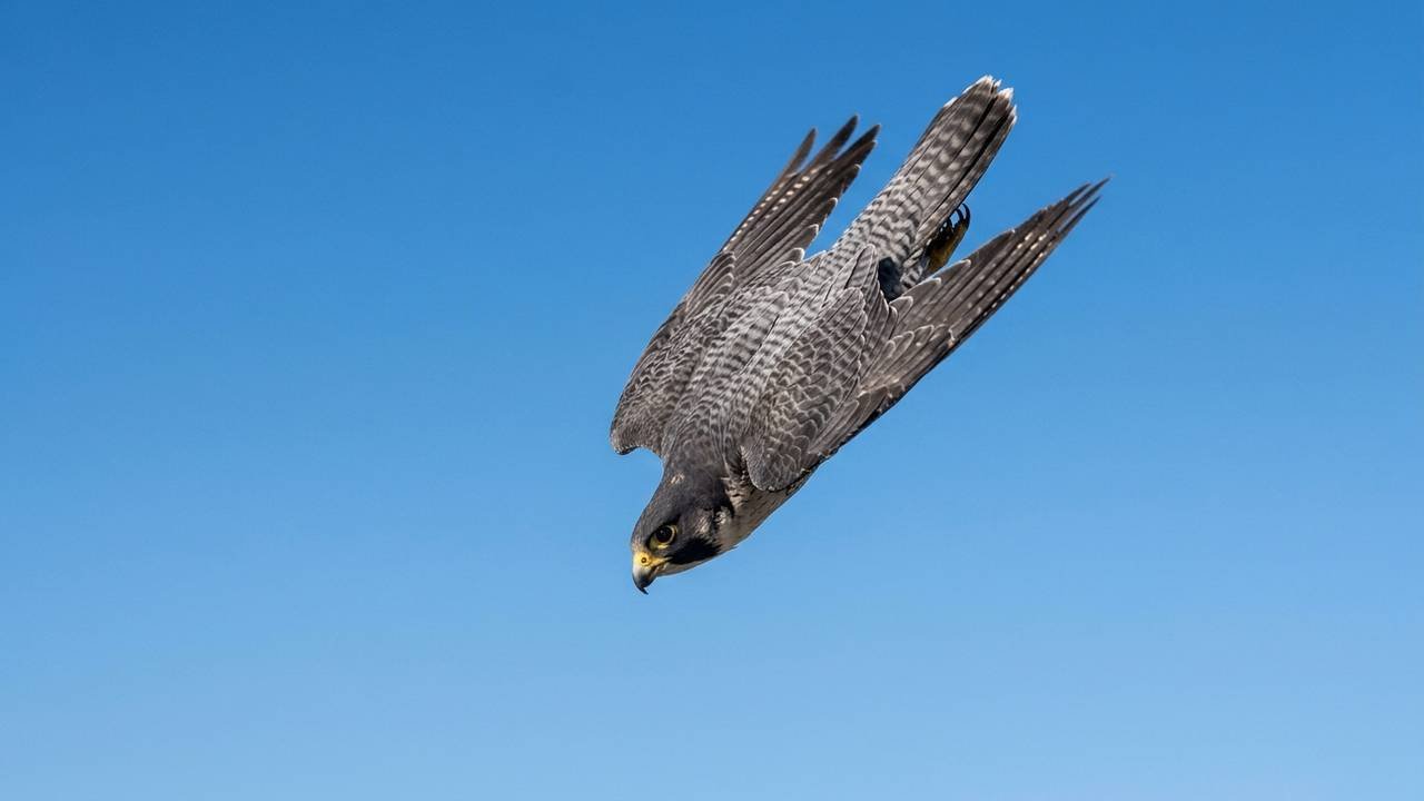 A velocidade inacreditável do falcão-peregrino que surpreendeu os biólogos e revela a aerodinâmica perfeita da ave mais rápida do planeta