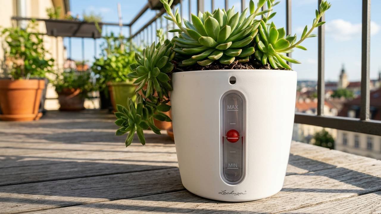 Sem quintal espaçoso, nem mangueira: a melhor forma de cultivar temperos frescos e hortaliças na varanda usando vasos autorreguláveis