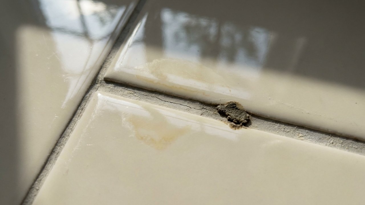 Porcelanato manchado e estalando após a instalação