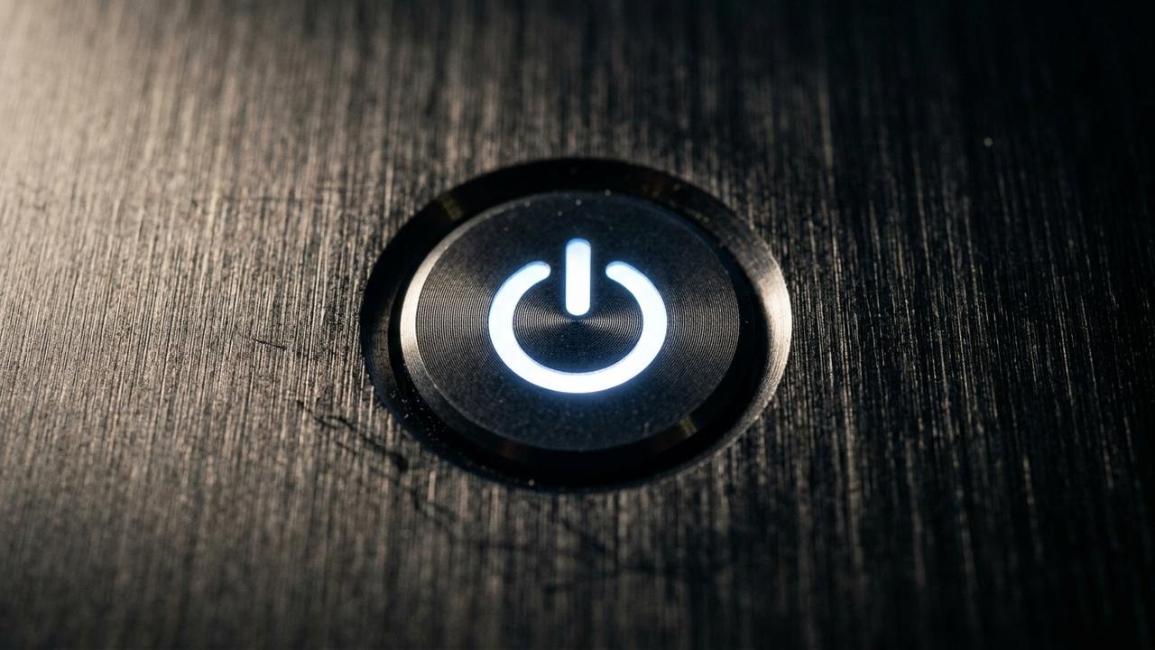 botão de energia