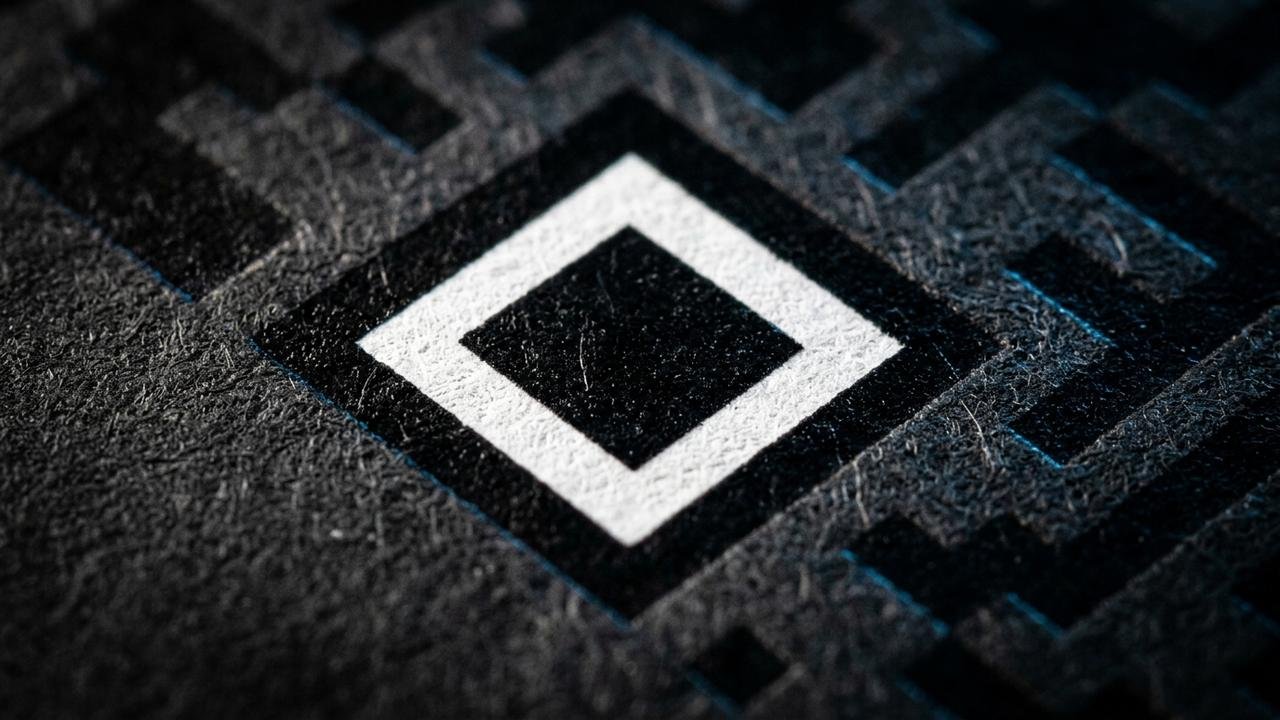 quadrados do QR Code