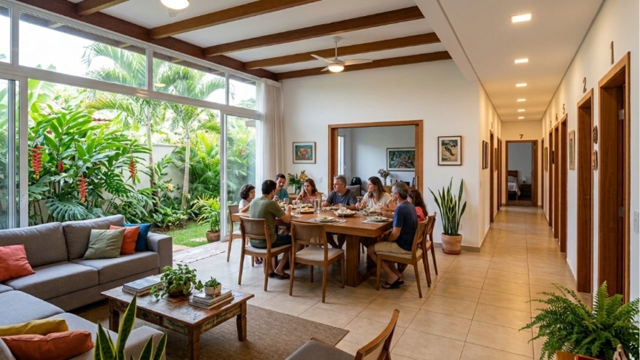 Sete amigas juntaram dinheiro para criar a casa onde pretendem envelhecer juntas e transformaram um sonho antigo em realidade