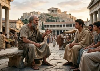A antiga lição de Sócrates sobre viver bem: “Não devemos considerar a vida como a coisa mais importante, mas sim viver bem. E viver bem é o mesmo que viver nobremente.”