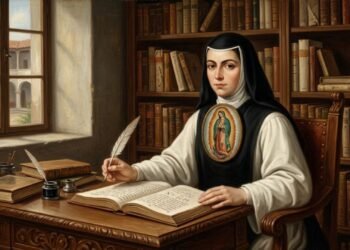 Sor Juana Inés de la Cruz, filósofa mexicana: “Não estudo para escrever, muito menos para ensinar, mas apenas para ver se, estudando, me torno menos ignorante.”