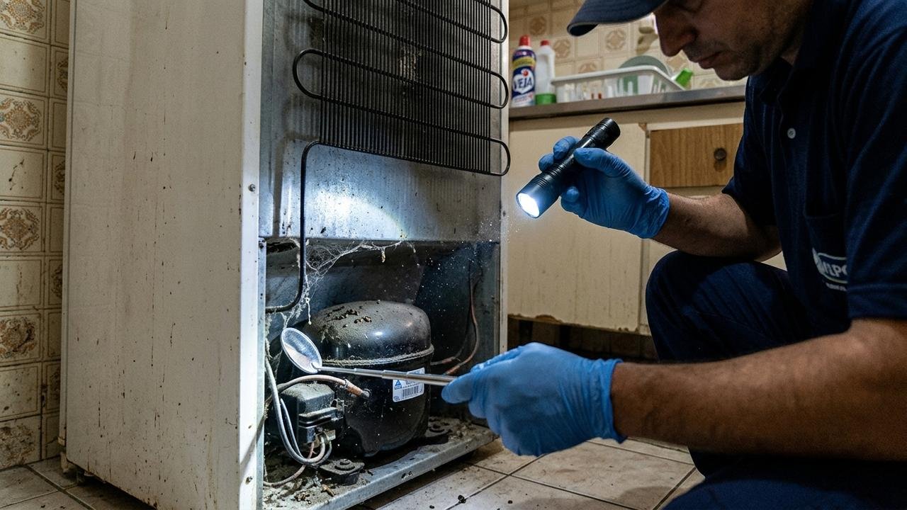 infestação de baratas