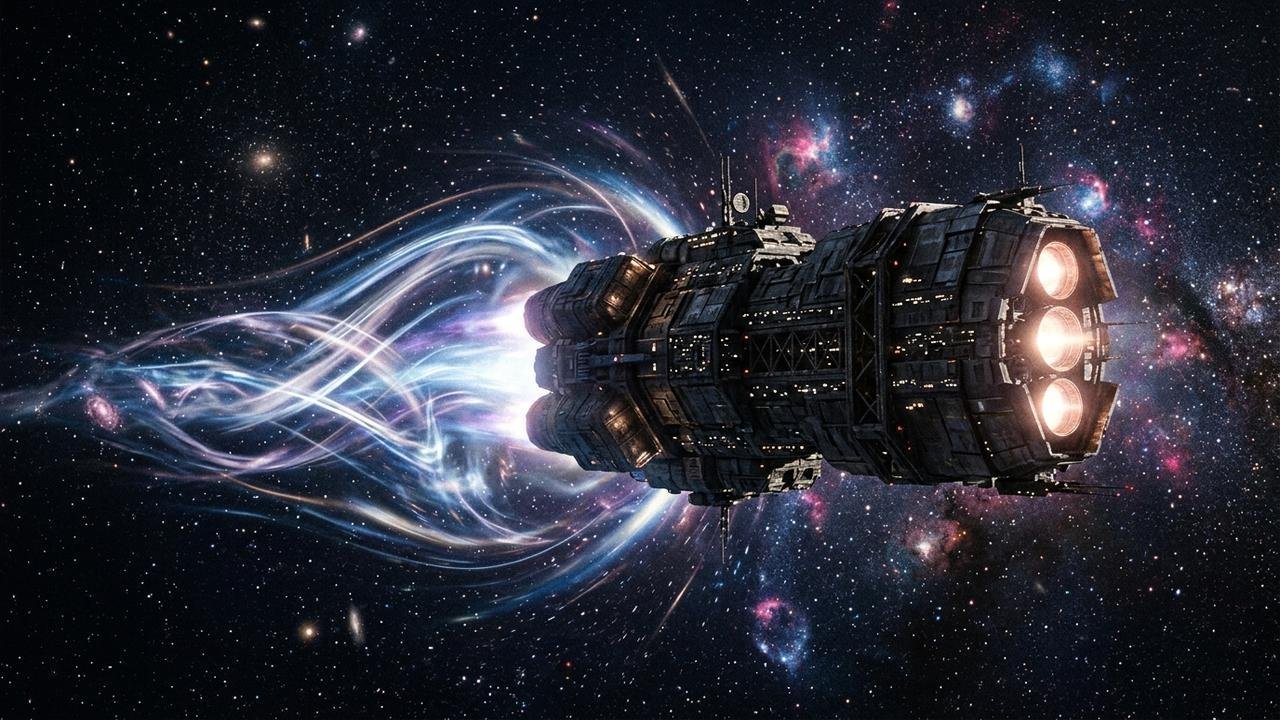 A teoria física que surpreendeu os astrônomos: por que a inércia da matéria impede que naves de carga atinjam a velocidade da luz no universo