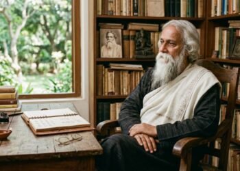 A citação de Rabindranath Tagore, escritor e filósofo indiano: “A felicidade chega mais facilmente àqueles que sabem apreciar as coisas simples do que àqueles que perseguem incessantemente o extraordinário.”
