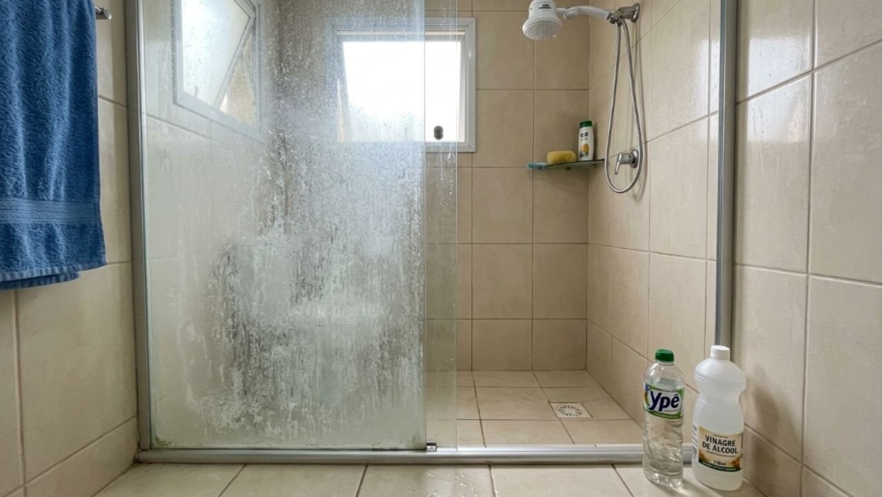 Um engenheiro quĂmico explica como limpar o vidro do chuveiro: "Os produtos de limpeza convencionais geralmente removem bem os resĂduos orgânicos, mas nĂŁo os inorgânicos"
