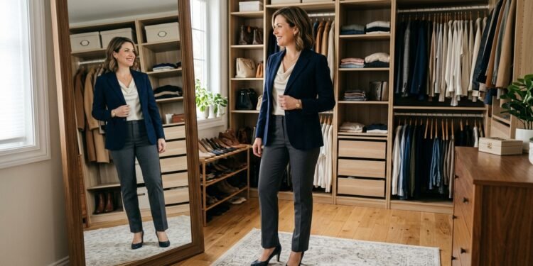 Trocar essas blusas por tecidos de alfaiataria encorpados deu uma sustentação imediata para os meus ombros e coluna.