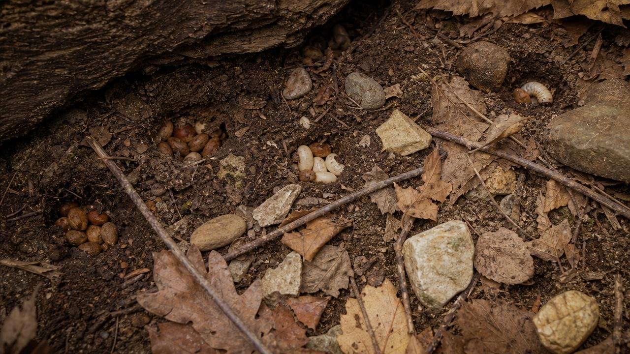 Esconderijos variados ajudam o corvídeo a proteger reservas e recuperar itens perecíveis.