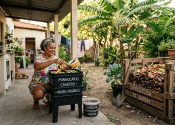 Composto orgânico: como transformar restos vegetais em adubo para o jardim