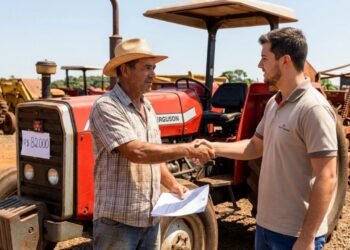 Produtor rural adquire trator agrícola usado por R$ 82 mil para o preparo do solo, descobre vazamento interno no sistema hidráulico que impede o levantamento dos implementos e a revenda se recusa a cobrir a manutenção