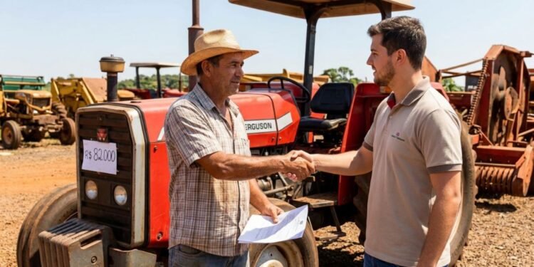 A preparação adequada do solo exige equipamento robusto para garantir o corte profundo da terra e o plantio no período correto