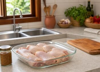 Ainda lava o frango cru na pia? O erro comum no preparo dos alimentos que espalha bactérias pela cozinha sem você perceber