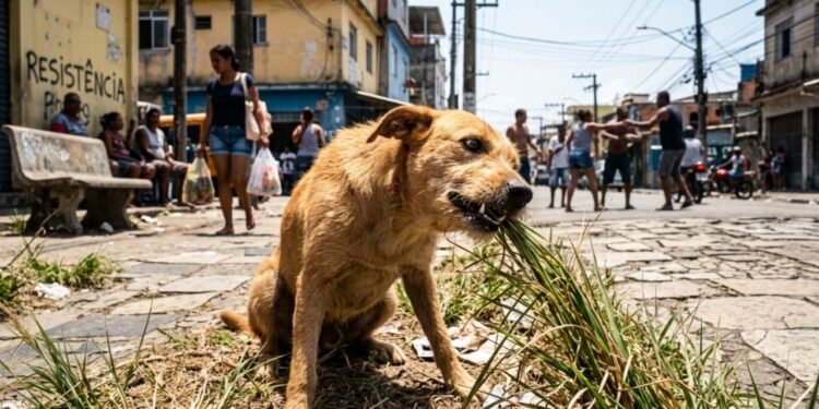 O detalhe é que esse costume canino raramente indica que o animal está passando fome ou com alguma carência grave no organismo.
