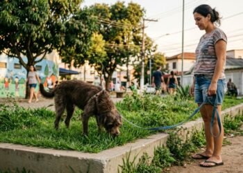 Pare de puxar a guia: deixar o cachorro cheirar pode melhorar o comportamento dele, segundo veterinários