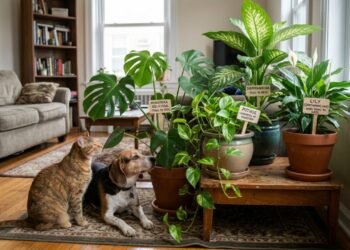 5 plantas queridinhas da decoração que podem ser perigosas para cães e gatos e muita gente ainda deixa perto dos pets