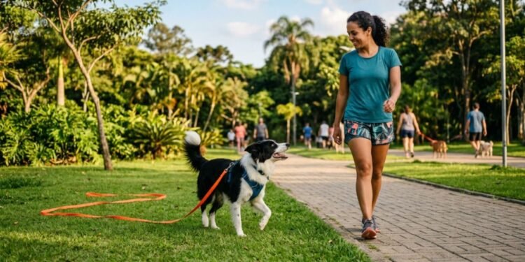 Soltar a trava da coleira na esperança de gastar a energia acumulada do animal costuma gerar acidentes graves