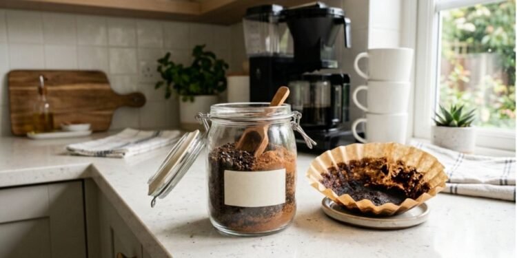 O detalhe é que esses resíduos secos guardam compostos orgânicos capazes de neutralizar odores fortes no ambiente interno