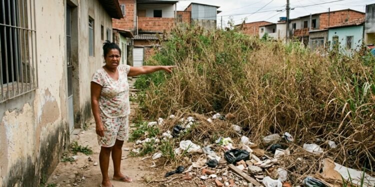Diante do perigo iminente, a comunidade formalizou uma denúncia na prefeitura, que realizou a limpeza compulsória do lote e aplicou uma penalidade de R$ 2.800 pelo descumprimento das normas municipais.