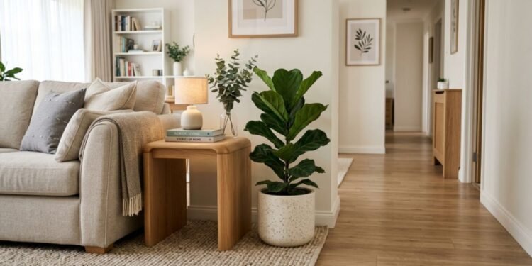 As linhas curvas enganam a visão de forma positiva e criam uma sensação de amplitude imediata no ambiente da casa.