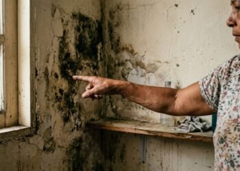 Vizinho constrói muro de alvenaria de 3,50 m na divisa sem licença da prefeitura, bloqueia a ventilação e gera R$ 5.200 em estragos por mofo no imóvel ao lado; Justiça concede liminar ordenando o rebaixamento da estrutura para 2,20 m sob pena de multa diária de R$ 500