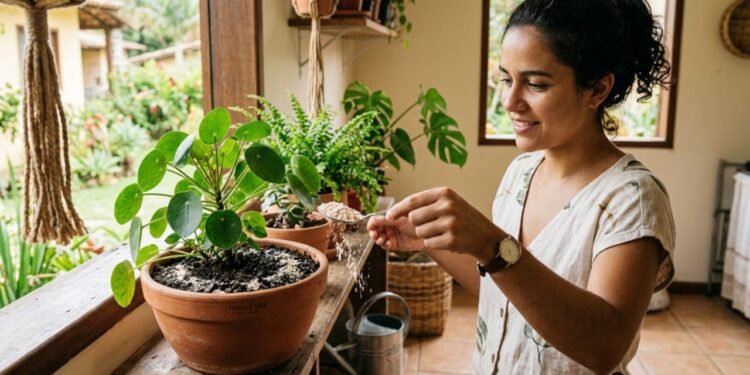 Sem a umidade certa e a ação de micro-organismos, o nutriente fica totalmente travado na terra.