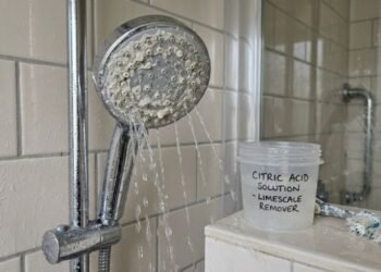 Como remover a crosta branca do chuveiro e recuperar o fluxo de água sem gastar com produtos caros