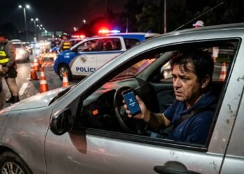 Condutor abordado pela Polícia Rodoviária em zona rural fica sem sinal de dados para carregar o aplicativo CDT, mas o agente realiza a leitura do QR Code offline do documento salvo no aparelho