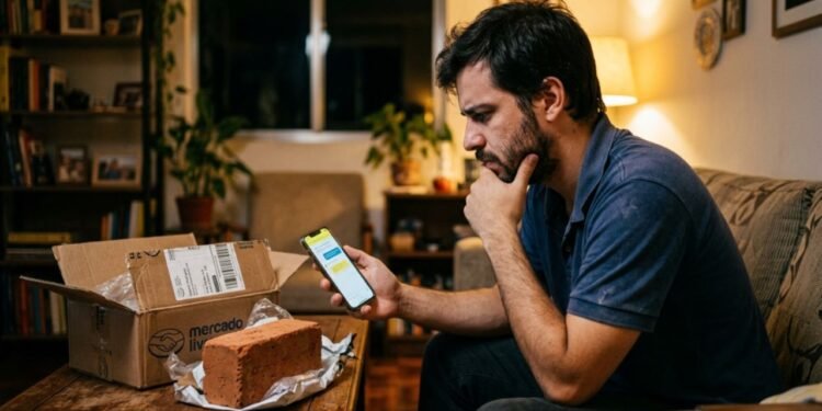 Ele escolheu um estabelecimento conhecido no mercado e efetuou o pagamento integral para garantir uma entrega rápida e segura em seu endereço residencial.
