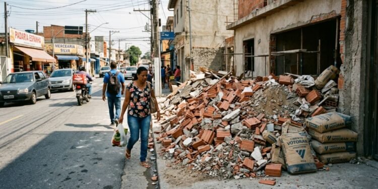 A diferença entre a atitude de Claudio e uma reforma regularizada não está no desejo de melhorar a residência, mas no manejo adequado dos resíduos gerados na obra.