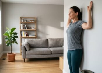5 exercícios simples para fazer na sala de casa para corrigir a corcunda e aliviar dores nas costas