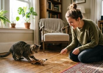 Pilar Guerrero, etóloga felina: “Brincar por cinco minutos vale mais do que dar vinte brinquedos ao gato.”