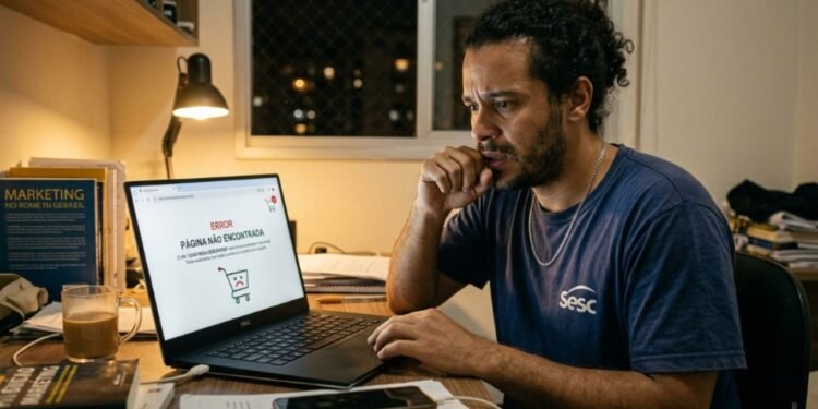 . A página oferecia condições imperdíveis para pagamento instantâneo pelo sistema criado pelo Banco Central do Brasil.