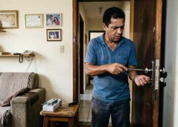 Herdeiro mora sozinho há 6 anos em casa avaliada em R$ 420 mil deixada pelos pais falecidos, troca as fechaduras do portão para impedir a entrada de corretores e se recusa a vender o bem; os outros 3 irmãos ingressam com Ação de Arbitramento de Aluguel cobrando a quota-parte proporcional
